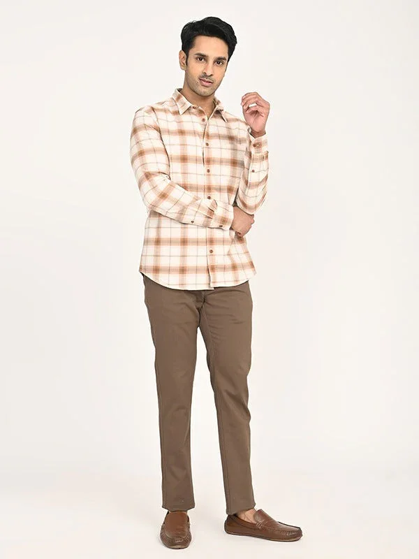Men's Check Full Sleeves Cotton Shirt - Image 5