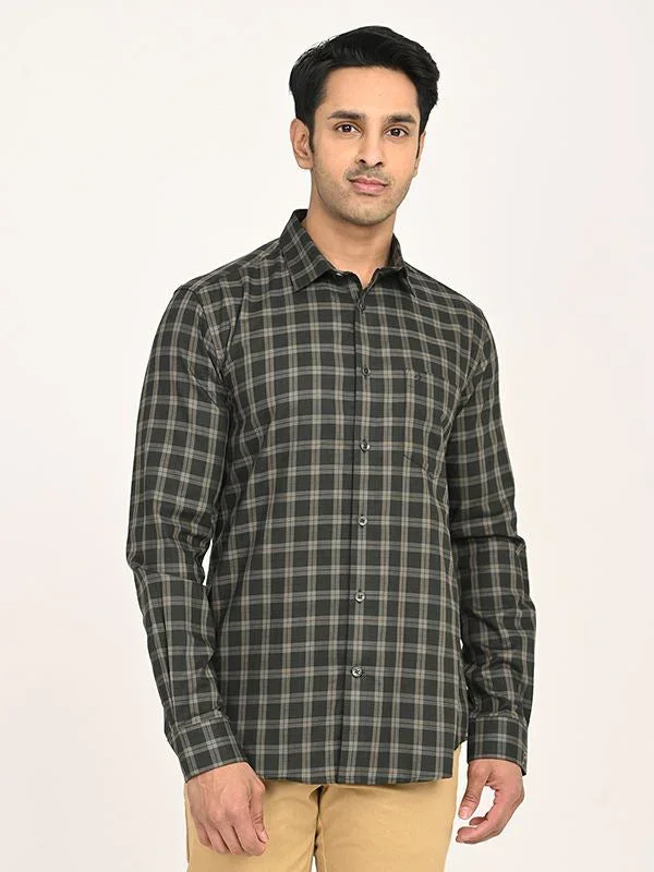 Men's Check Full Sleeves Cotton Shirt