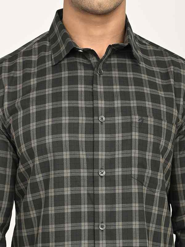 Men's Check Full Sleeves Cotton Shirt - Image 3