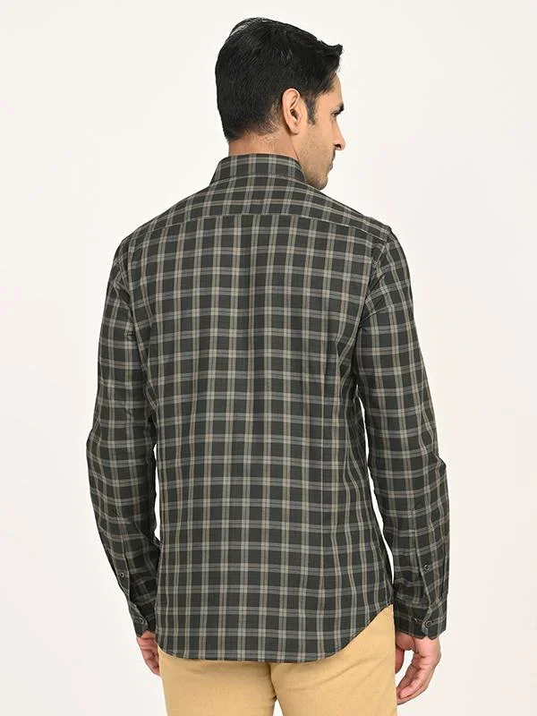 Men's Check Full Sleeves Cotton Shirt - Image 4