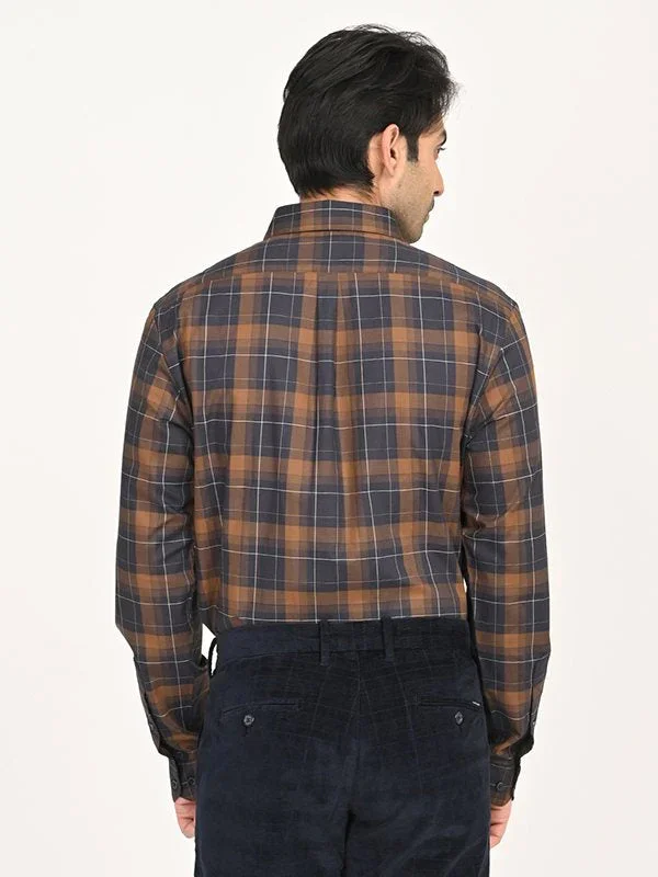 Men's Check Full Sleeves Cotton Shirt - Image 4