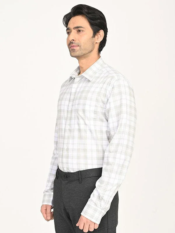 Men's Check Full Sleeves Cotton Shirt - Image 2