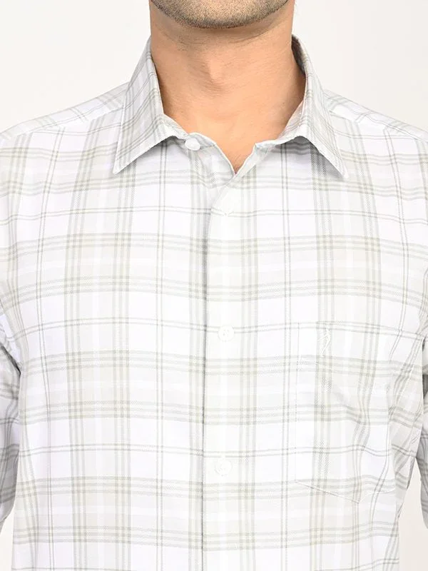 Men's Check Full Sleeves Cotton Shirt - Image 3