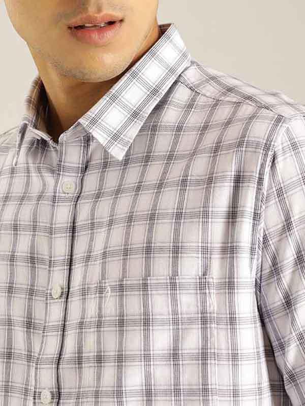 Men's Check Half Sleeves Cotton Shirt - Image 2