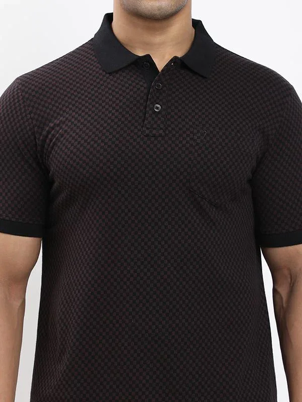 Men's Checked Polo T-shirt - Image 3