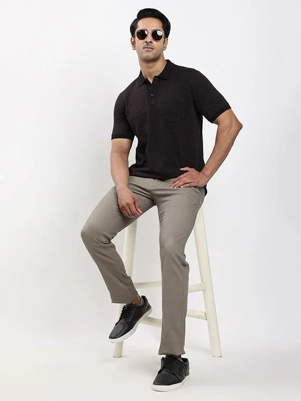 Men's Checked Polo T-shirt - Image 5