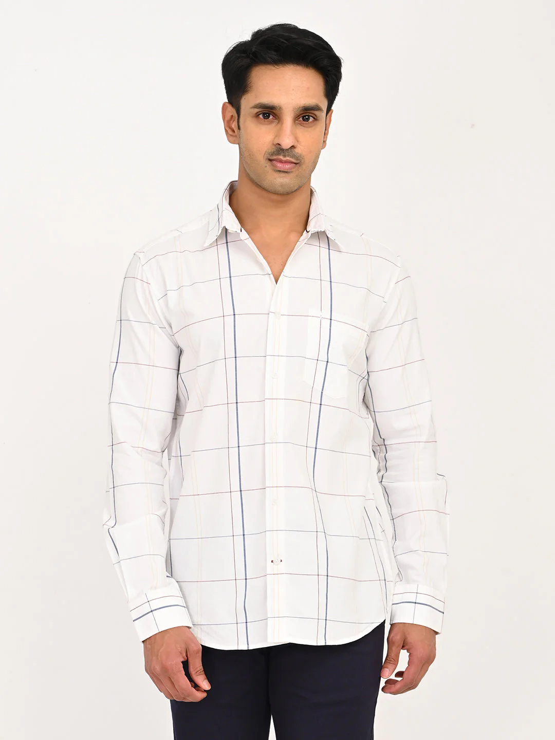 Men's Checks Full Sleeves Cotton Shirt