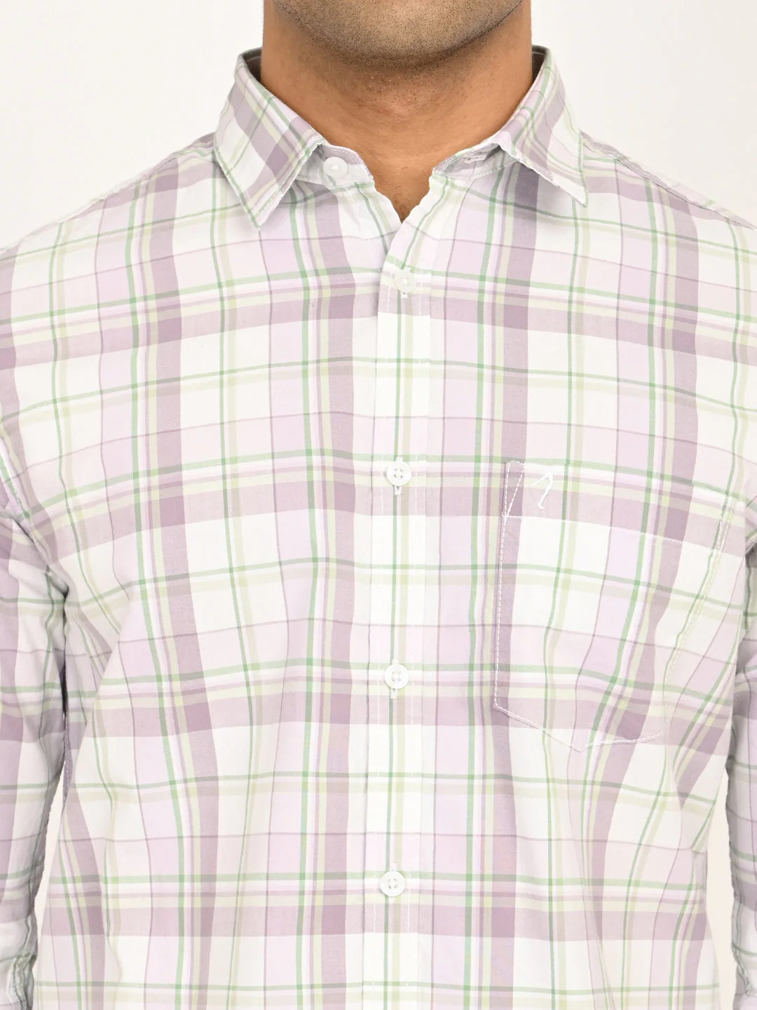 Men's Checks Full Sleeves Cotton Shirt - Image 12