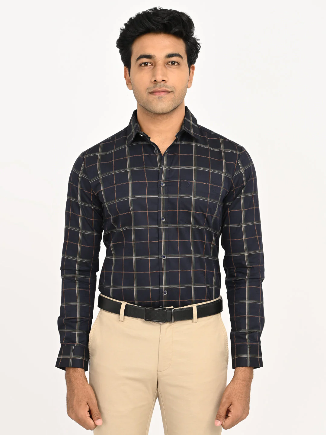 Men's Checks Full Sleeves Cotton Shirt