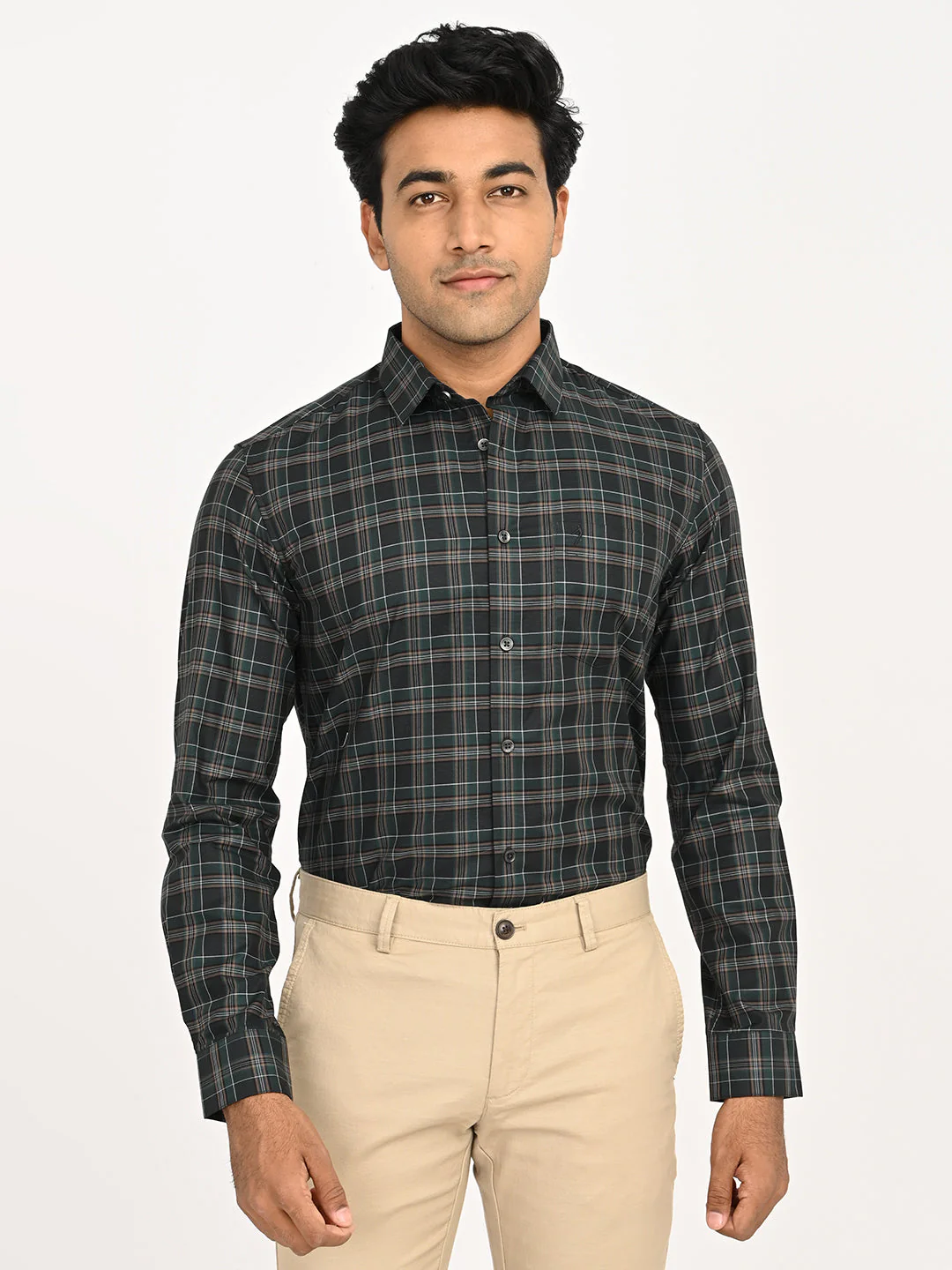Men's Checks Full Sleeves Cotton Shirt