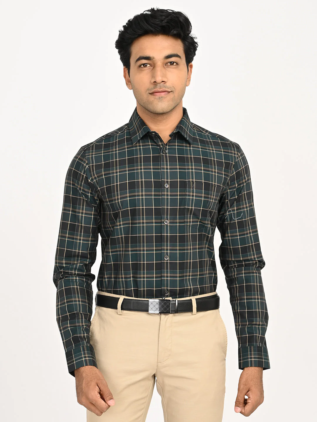 Men's Checks Full Sleeves Cotton Shirt