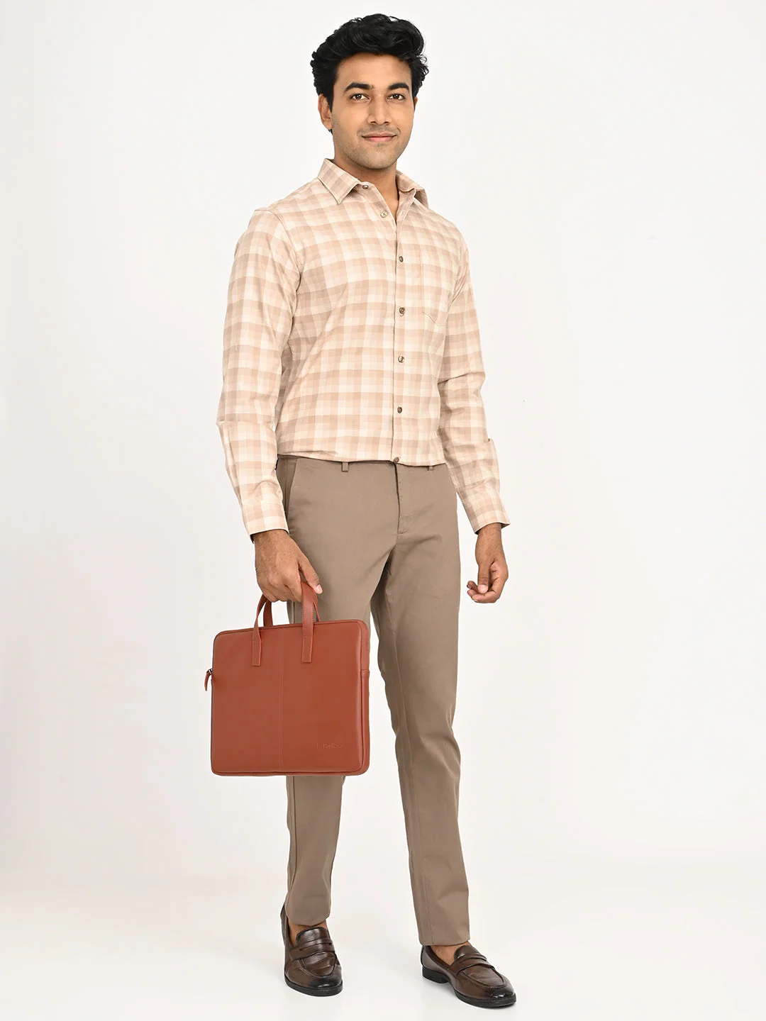 Men's Checks Full Sleeves Cotton Shirt - Image 6