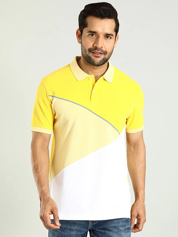 Men's Color Block Polo T-Shirt - Image 2