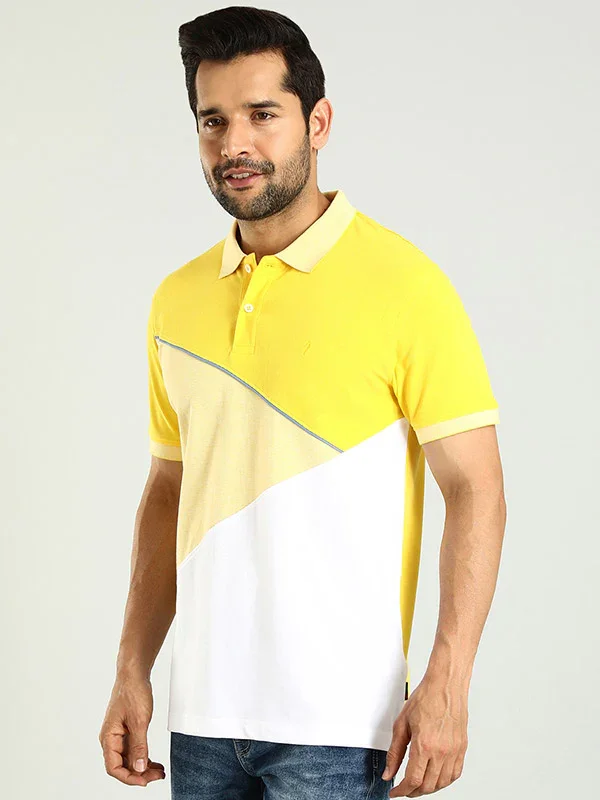 Men's Color Block Polo T-Shirt - Image 3