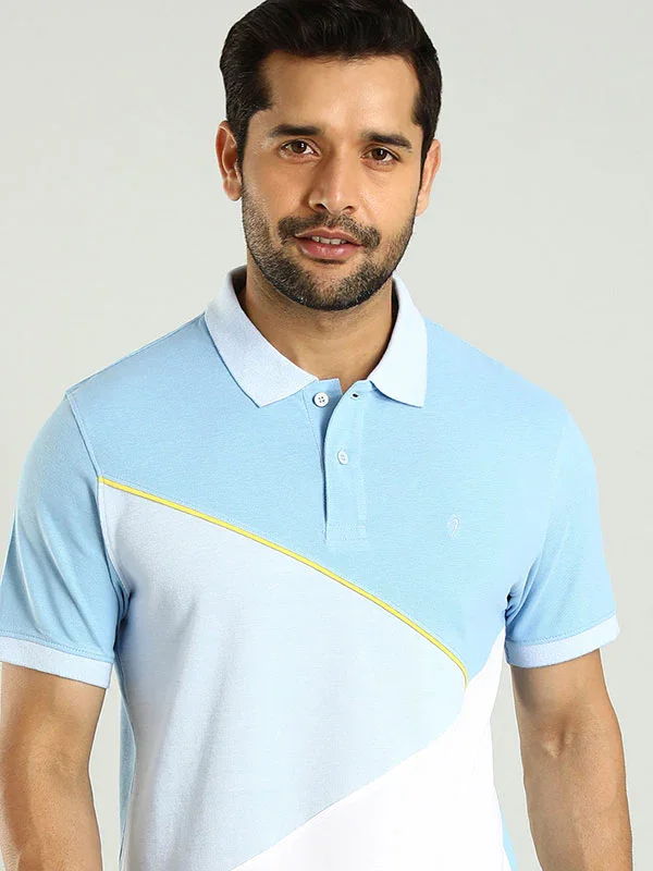 Men's Color Block Polo T-Shirt - Image 5
