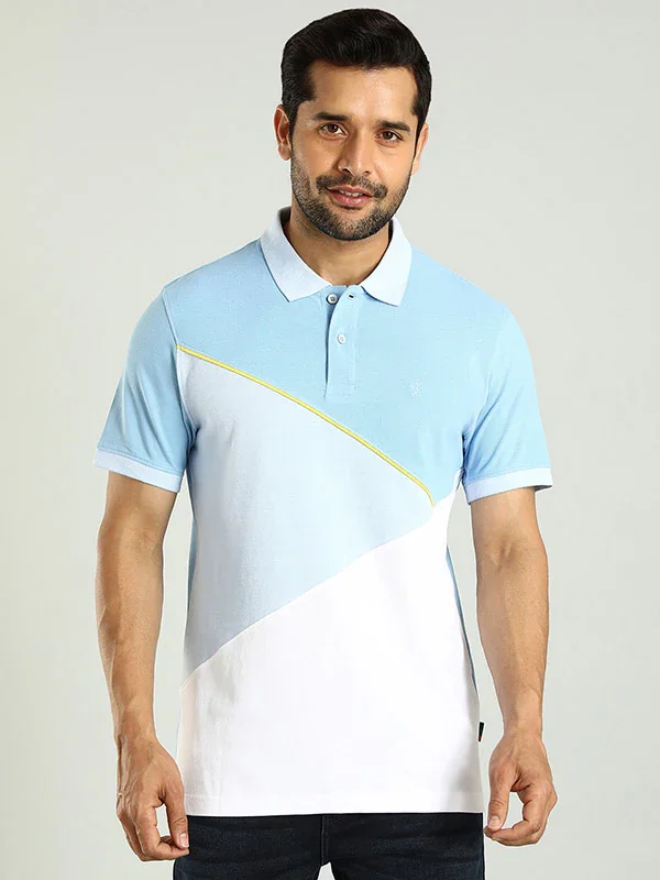 Men's Color Block Polo T-Shirt - Image 6