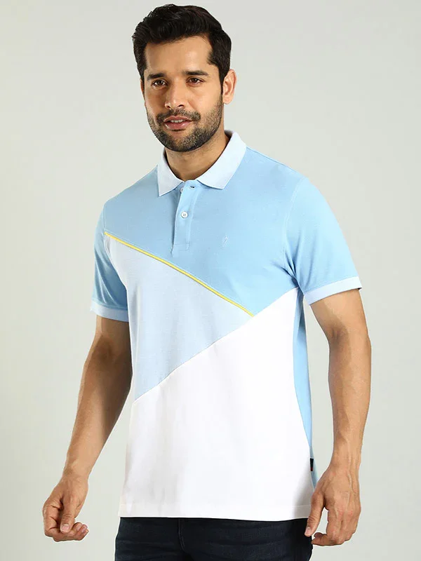 Men's Color Block Polo T-Shirt - Image 7