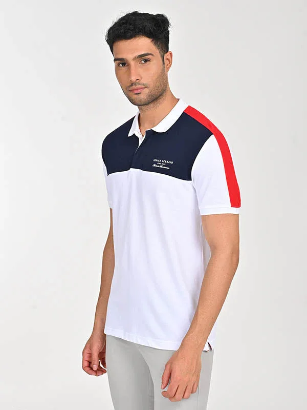 Men's Color Block Polo T-Shirt - Image 2