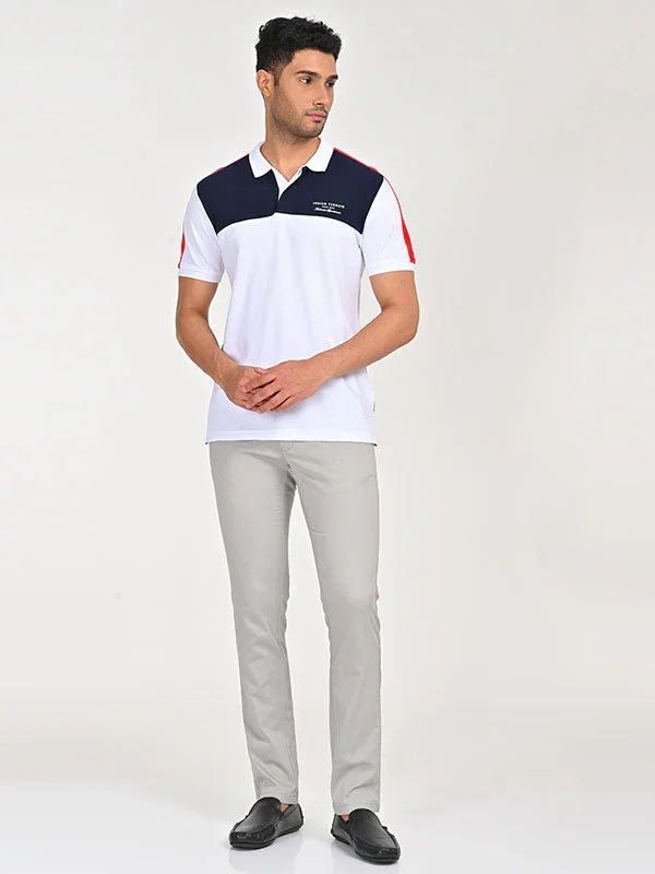 Men's Color Block Polo T-Shirt - Image 4