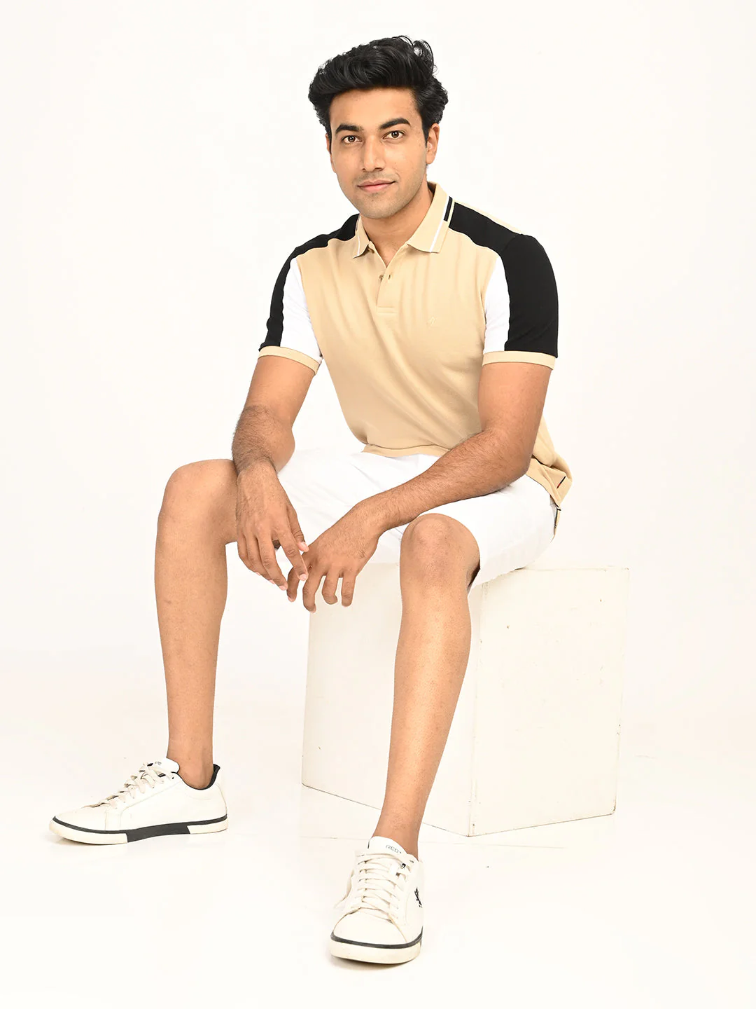 Men's Color Block Polo T-Shirt - Image 6