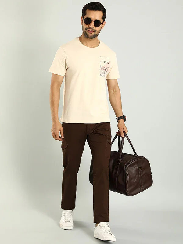 Men's Graphic Crew Neck T-Shirt - Image 4