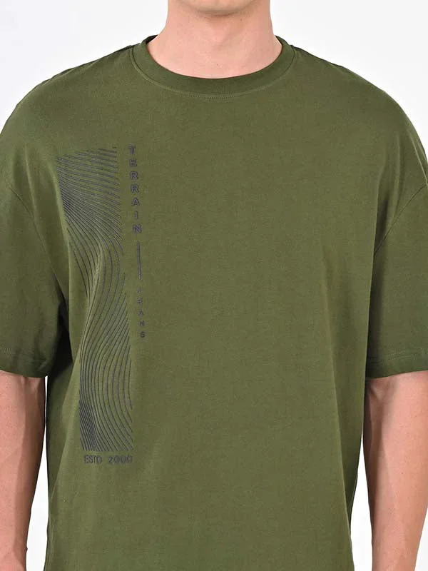 Men's Graphic Crew Neck T-Shirt - Image 2