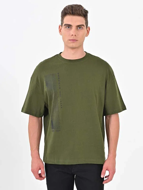 Men's Graphic Crew Neck T-Shirt - Image 4