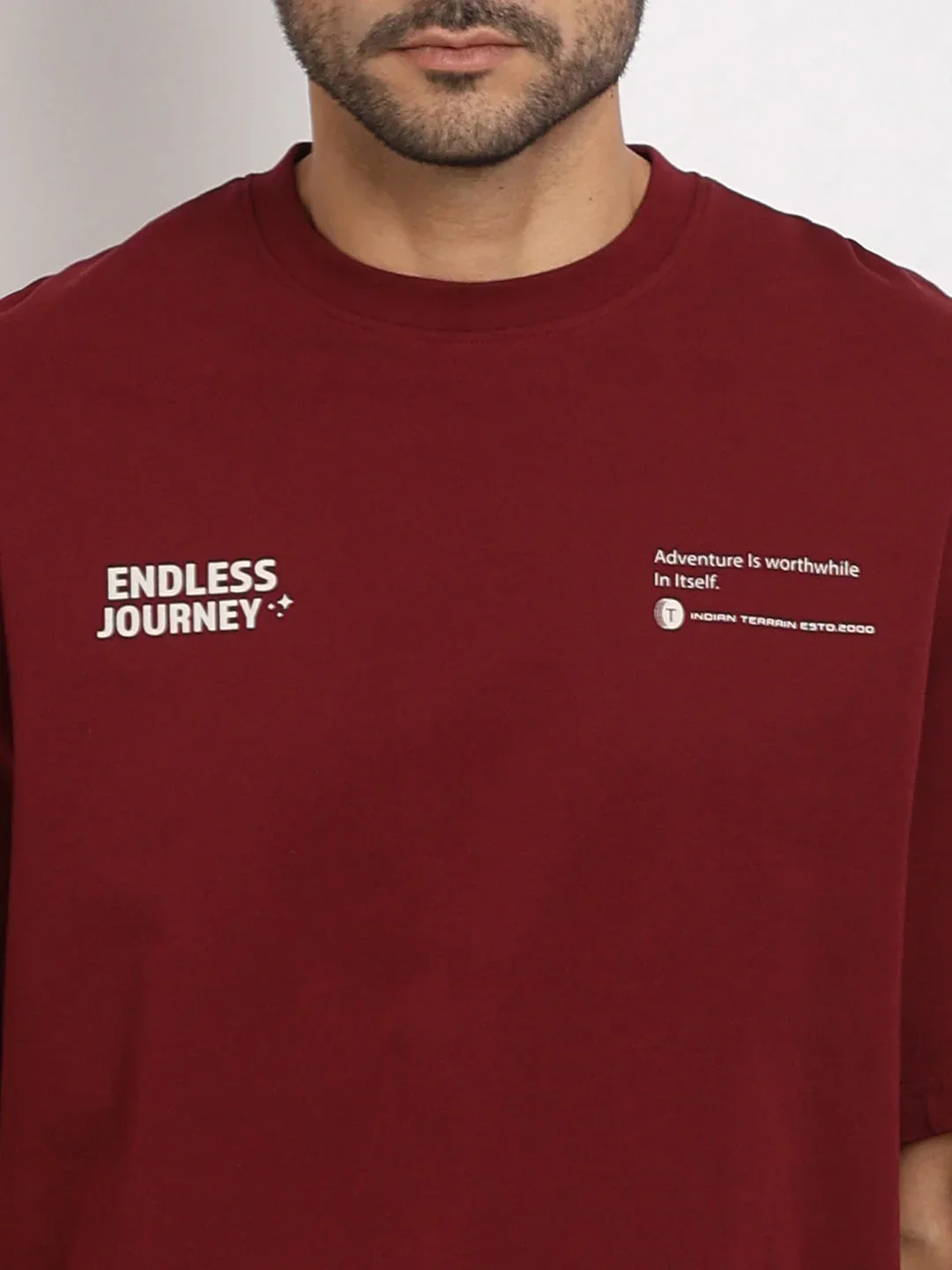 Men's Graphic Oversized Crew Neck T-Shirt - Image 6