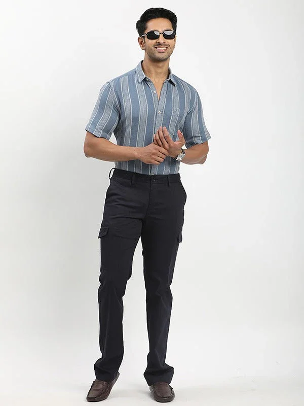 Men's Kansas Fit Cotton Stretch Trousers - Image 9