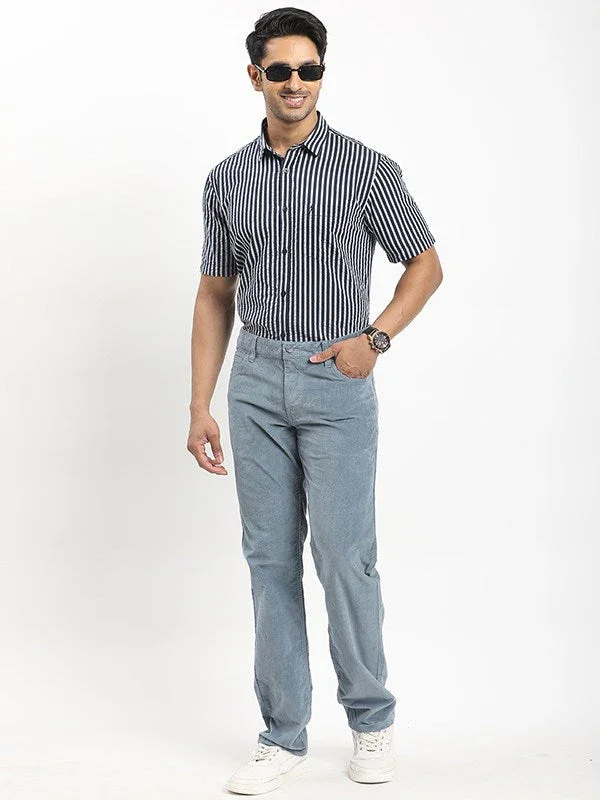Men's Kansas Fit Cotton Stretch Trousers - Image 9