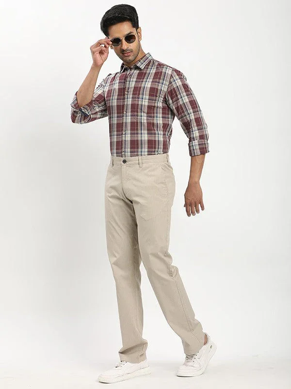 Men's Kansas Fit Cotton Stretch Trousers - Image 4