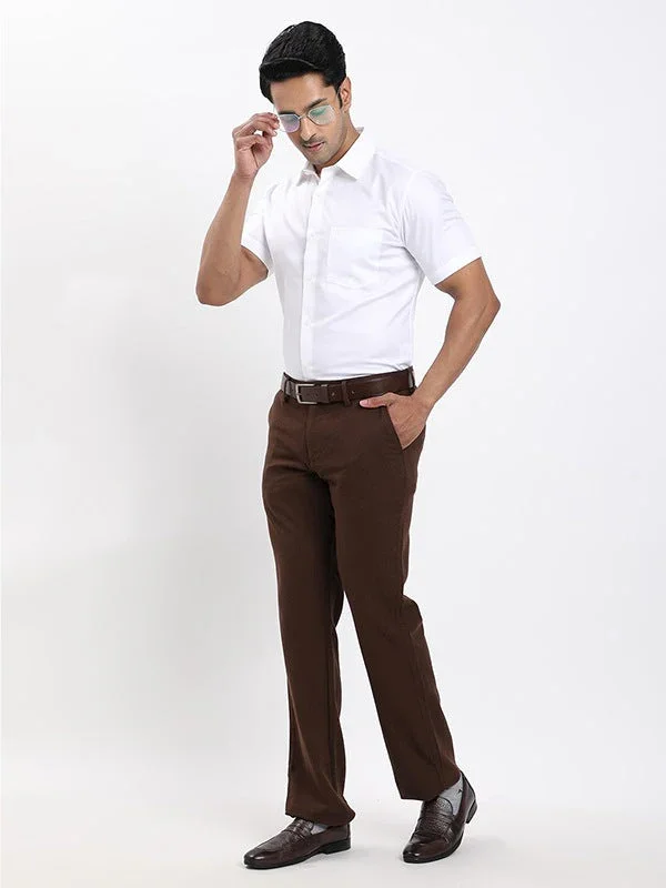 Men's Kansas Fit Linen Blend Trousers - Image 10