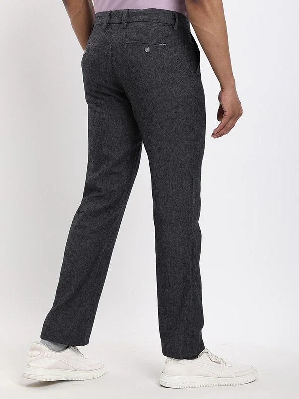 Men's Kansas Fit Linen Blend Trousers - Image 4