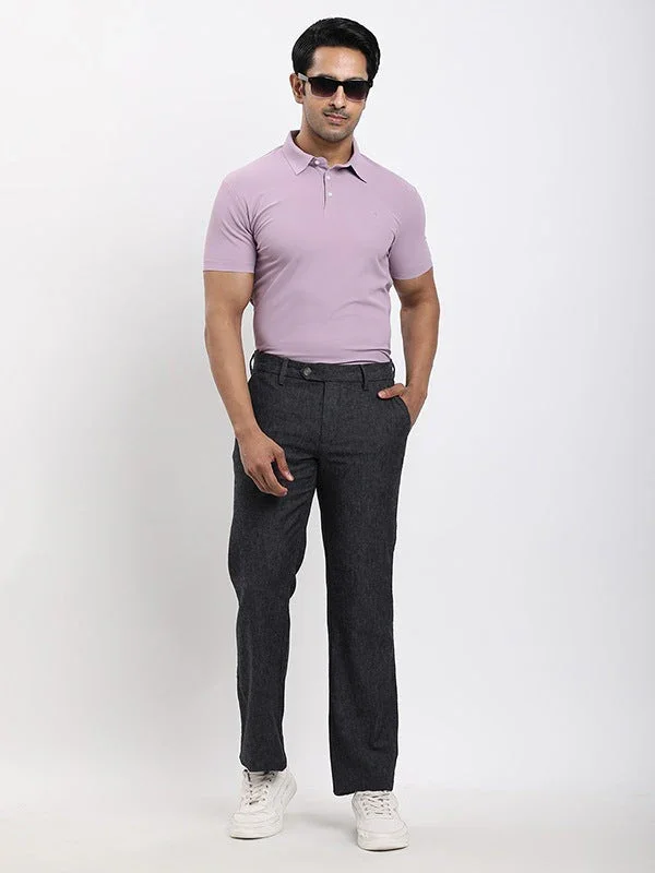 Men's Kansas Fit Linen Blend Trousers - Image 5