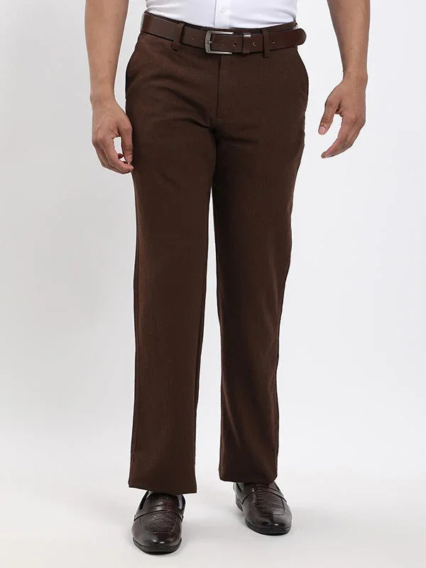 Men's Kansas Fit Linen Blend Trousers - Image 6