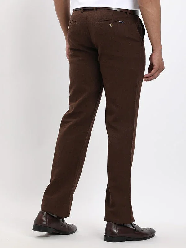 Men's Kansas Fit Linen Blend Trousers - Image 9