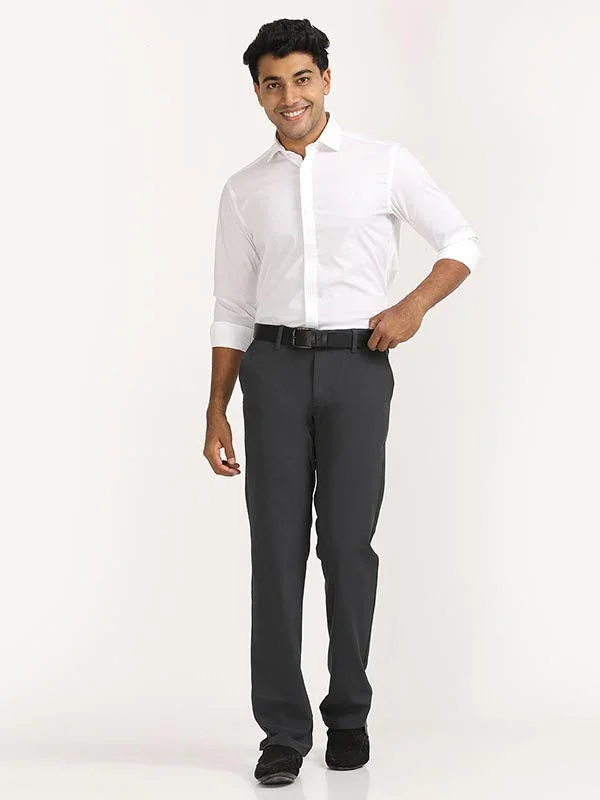 Men's Kansas Fit Polyester Blend Trousers - Image 3