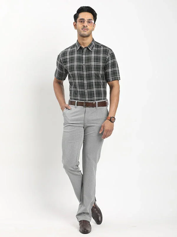 Men's Kansas Fit Polyester Blend Trousers - Image 4