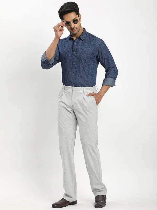 Men's Kansas Fit Polyester Blend Trousers - Image 4
