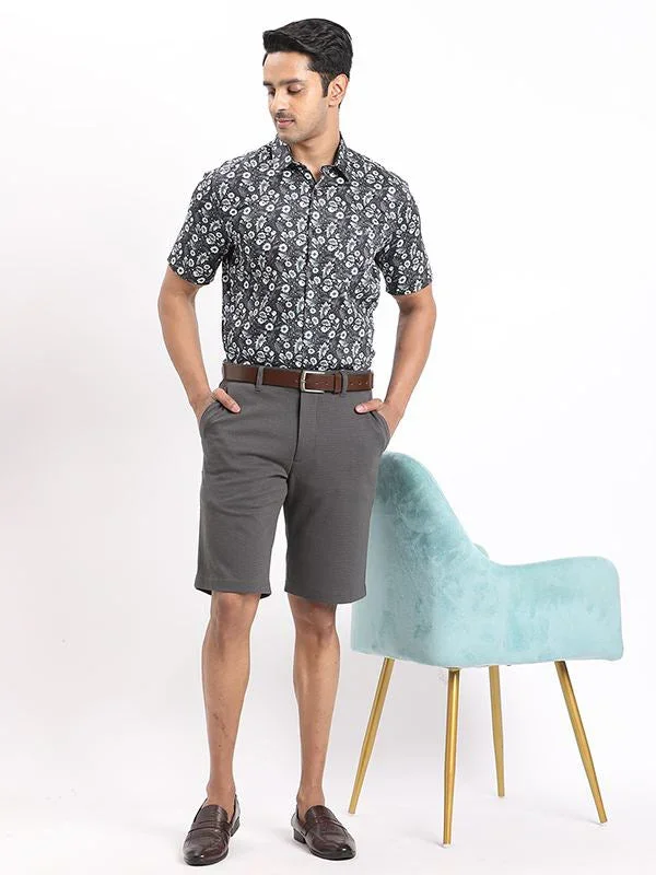 Men's Printed Cotton Blend Shorts - Image 10