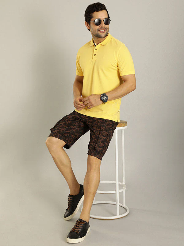 Men's Printed Cotton Shorts - Image 3