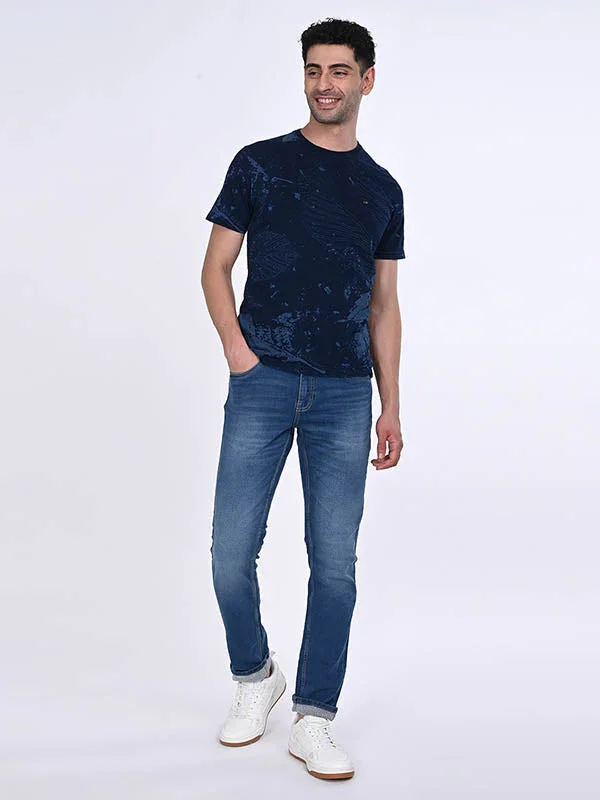 Men's Printed Crew Neck T-Shirt - Image 3