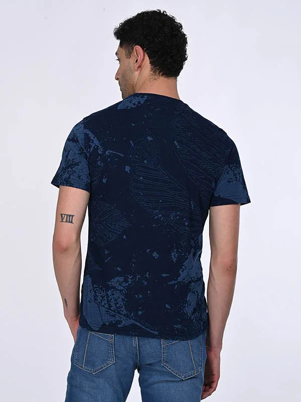 Men's Printed Crew Neck T-Shirt - Image 4