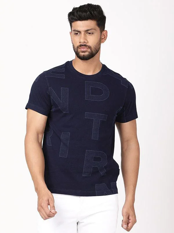 Men's Printed Crew Neck T-Shirt