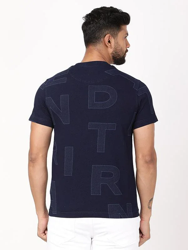 Men's Printed Crew Neck T-Shirt - Image 4