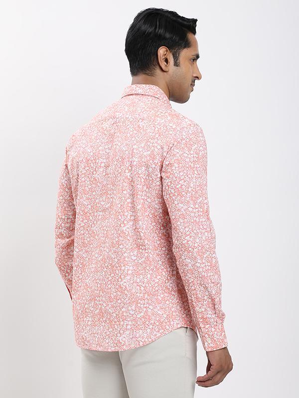 Men's Printed Full Sleeves Cotton Blend Corduroy Shirt - Image 4