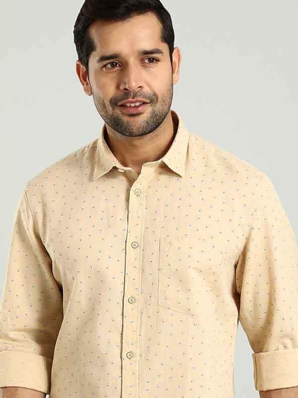 Men's Printed Full Sleeves Cotton Blend Shirt