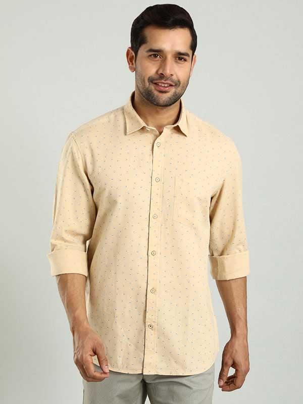 Men's Printed Full Sleeves Cotton Blend Shirt - Image 2