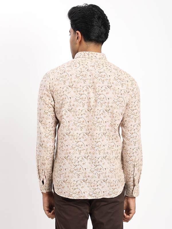 Men's Printed Full Sleeves Cotton Blend Shirt - Image 9