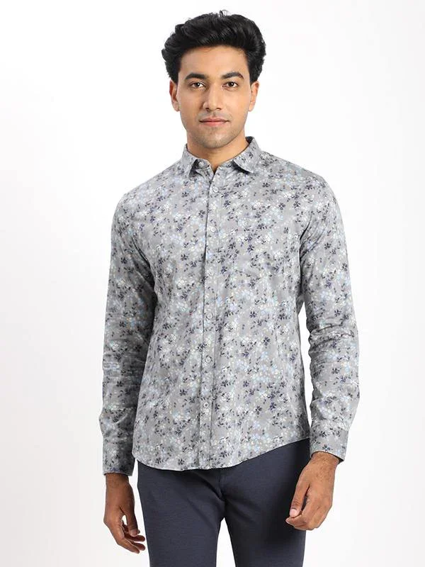 Men's Printed Full Sleeves Cotton Blend Shirt